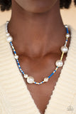 Paparazzi Modern Marina Necklace Blue & Contemporary Coastline Bracelet Blue