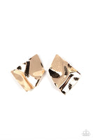 Paparazzi Modern Maverick Earrings Gold