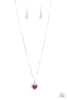 Paparazzi My Heart Goes Out To You Necklace Red