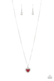 Paparazzi My Heart Goes Out To You Necklace Red