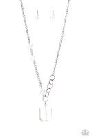 Paparazzi Never a Dull Moment Necklace White