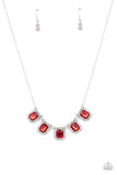 Paparazzi Next Level Luster Necklace Red