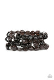 Paparazzi Nice GLOWING! Bracelet Black