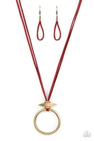 Paparazzi Noticeably Nomad Necklace Red