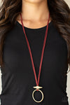 Paparazzi Noticeably Nomad Necklace Red