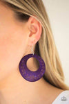 Paparazzi Beach Club Clubbin Earrings Purple