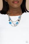 Paparazzi Oceanside Spa Necklace Blue