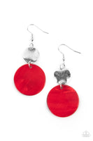 Paparazzi Opulently Oasis Earrings Red