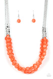 Paparazzi Pacific Picnic Necklace Orange