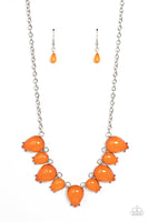 Paparazzi Pampered Poolside Necklace Orange