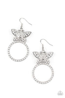 Paparazzi Paradise Found Earrings White