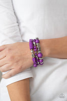 Paparazzi Perfectly Prismatic Bracelet Purple