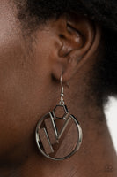 Paparazzi Petrified Posh Earrings Brown