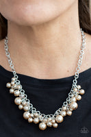 Paparazzi Positively PEARL-escent Necklace Brown