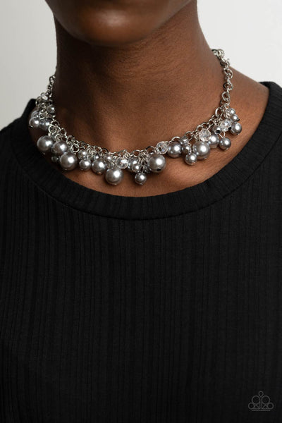 Paparazzi Positively PEARL-escent Necklace Silver