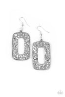 Paparazzi Primal Elements Earrings Silver