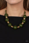 Paparazzi Race to the POP Necklace Green