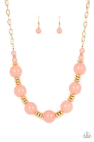 Paparazzi Race to the POP Necklace Pink