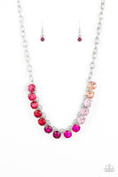 Paparazzi Rainbow Resplendence Necklace Pink