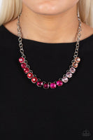 Paparazzi Rainbow Resplendence Necklace Pink