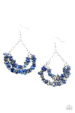 Paparazzi Rainbow Rock Gardens Earrings Blue