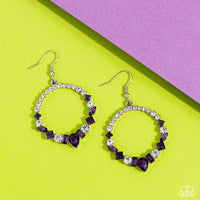 Paparazzi Revolutionary Refinement Earrings Purple