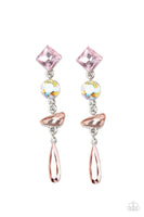 Paparazzi Rock Candy Elegance Earrings Pink