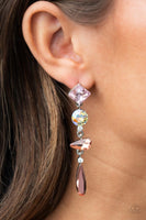 Paparazzi Rock Candy Elegance Earrings Pink