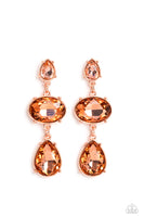 Paparazzi Royal Appeal Earrings Copper