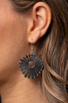 Paparazzi SPOKE Too Soon Earrings Black