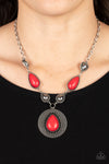 Paparazzi Saguaro Soul Trek Necklace Red