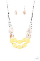 Paparazzi Seacoast Sunset Necklace Yellow