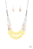 Paparazzi Seacoast Sunset Necklace Yellow