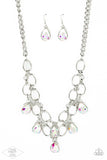 Paparazzi Show-Stopping Shimmer Necklace Multi (Iridescent)