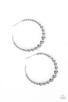 Paparazzi Show Off Your Curves Earrings Silver