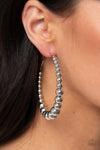 Paparazzi Show Off Your Curves Earrings Silver