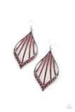 Paparazzi Showcase Sparkle Earrings Red