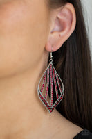 Paparazzi Showcase Sparkle Earrings Red