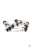 Paparazzi Showy Shimmer Bracelet Black