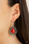 Paparazzi Southern Fairytale Earrings Red - Glitz By Lisa 