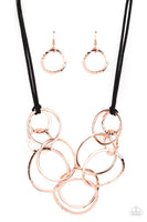Paparazzi Spiraling Out of COUTURE Necklace Copper