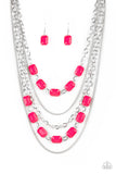 Paparazzi Standout Strands Necklace Pink