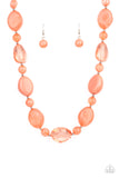 Paparazzi Staycation Stunner Necklace Orange & I Need a STAYCATION Bracelet Orange