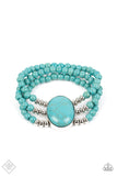 Paparazzi Stone Pools Bracelet Blue