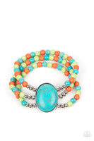 Paparazzi Stone Pools Bracelet Multi