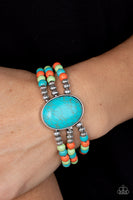 Paparazzi Stone Pools Bracelet Multi