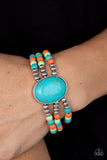 Paparazzi Stone Pools Bracelet Multi