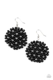 Paparazzi Summer Escapade Earrings Black