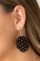 Paparazzi Summer Escapade Earrings Black