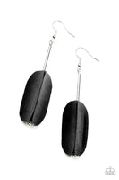 Paparazzi Tamarack Trail Earrings Black